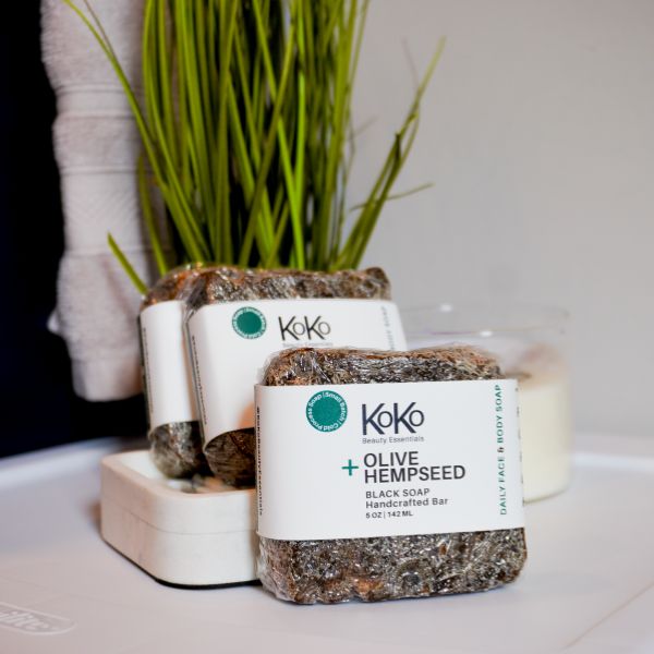 Olive + Hemp Black Soap Bar