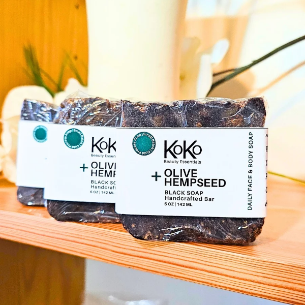 Olive + Hemp Black Soap Bar