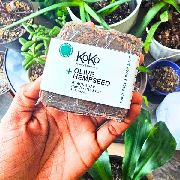 Olive + Hemp Black Soap Bar