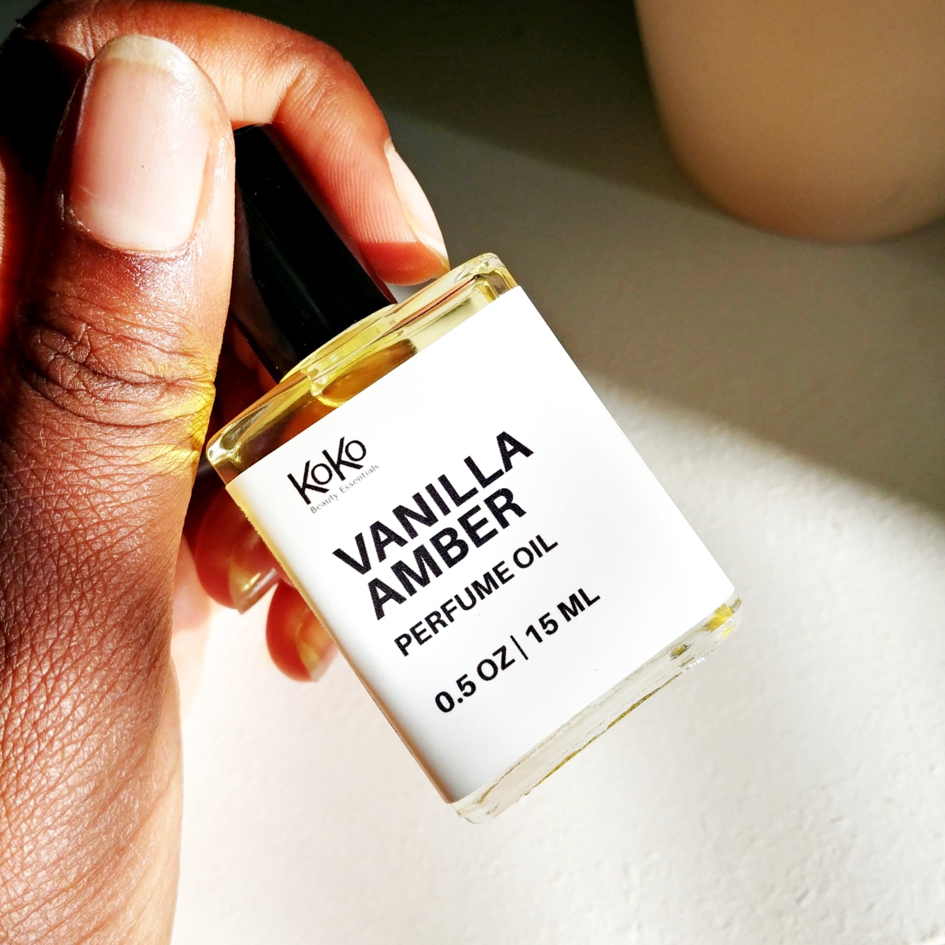 Vanilla Amber Perfume Oil - KoKoBeautyEssentials